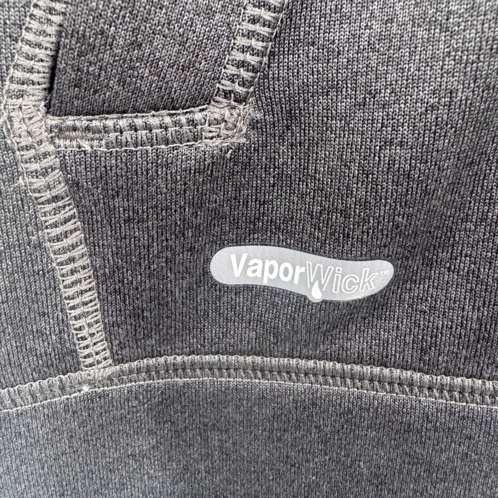 The North Face Pullover Hoodie VaporWick Thumb Holes Gray Mens‎ Small